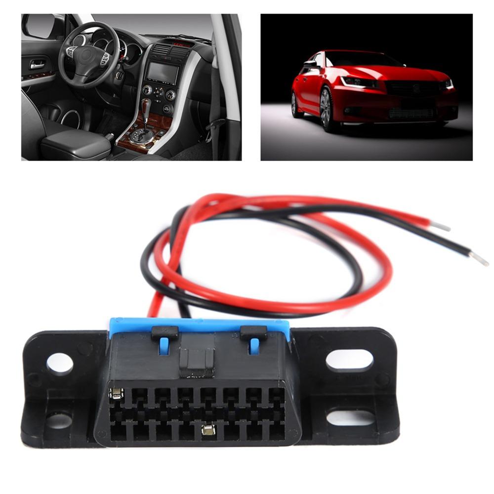 Pre-Soldered Lead Wires OBD2 Female Plug Female Connector OBD2 Diagnostic Cable Auto Shop