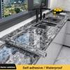 Thicken PVC Marble DIY Self Adhesive WallPaper Furniture Renovation Stickers Kitchen Waterproof  Decorative Film