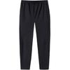 Simple Elastic Casual Solid Color Straight Leg Knitted Sports Pants Men Bottoms Basic-Black 952517509-1