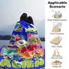1Pc Alien Space Adventure Blanket Soft Throw Blanket For Home Bedroom Bed Sofa Travel Office Solid Christmas Blanket