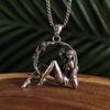 Винтажная подвеска-ожерелье Ангел-Череп Готический уличный стиль Парные украшения