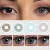 FreshGo Цветные контактные линзы для косметики для глаз Цветные контактные линзы для глаз Ежегодные цветные контактные линзы 1 пара цветных линз с контейнером