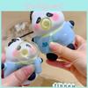 Pandas Clothes Wear Blow Bubbles Keychain Animal Keyring Backpack Gift Pendant