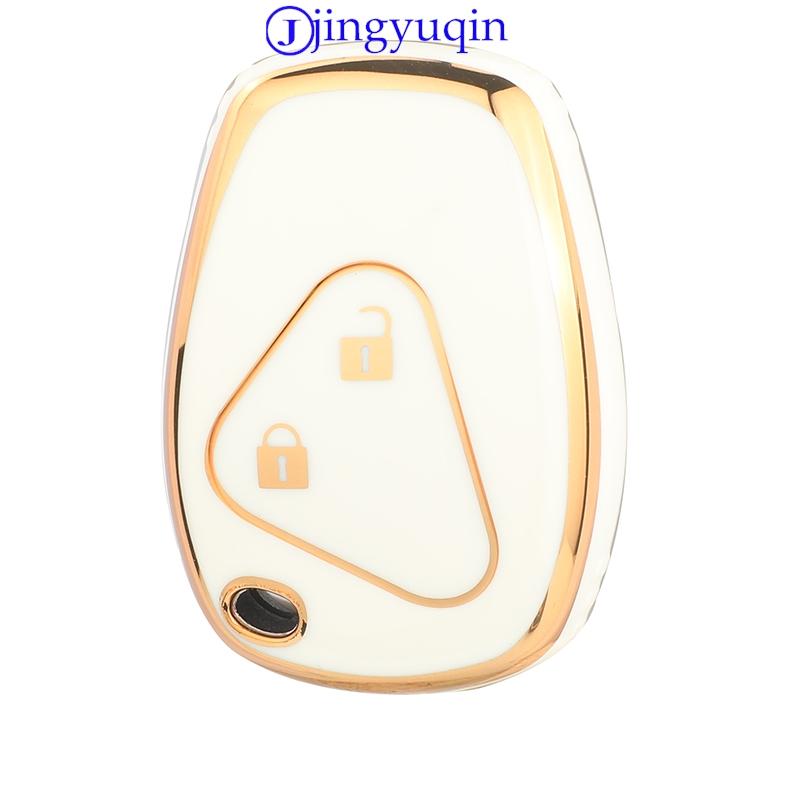 jingyuqin New Arrival TPU Car Key Case Fob For Renault Megane Laguna Modus Espace Duster Logan DACIA Sandero Fluence Clio Kangoo