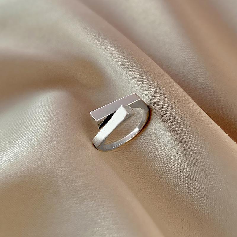 Корейское модное регулируемое двухслойное кольцо на указательный палец