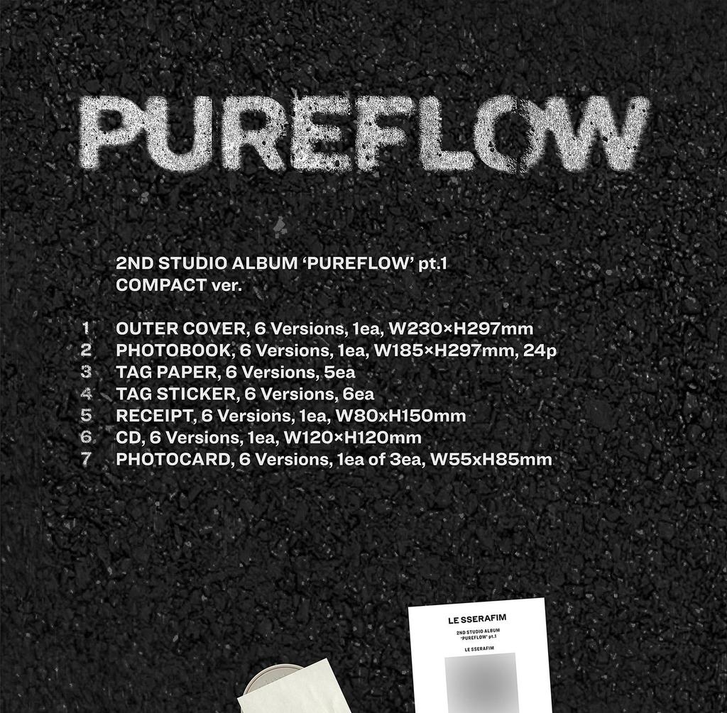 [POB] LE SSERAFIM [PUREFLOW] ч.1 2-й студийный альбом (Компактная версия)