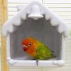 With Pad Bird Breeding Nest Warm Light Bird Nest Cage Parrot Bed House  Indoor Aviary