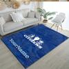 Manchester City Personalized Text Area Rug Suitable for Playrooms Outdoor Foyer Game Room Antislip Carpet Anime Office Decor