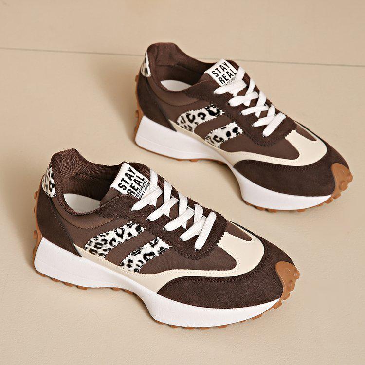 Женские кроссовки- dad sneakers большого размера 2025 года с зауженной талией - Повседневная спортивная обувь на толстой подошве для весны/лета