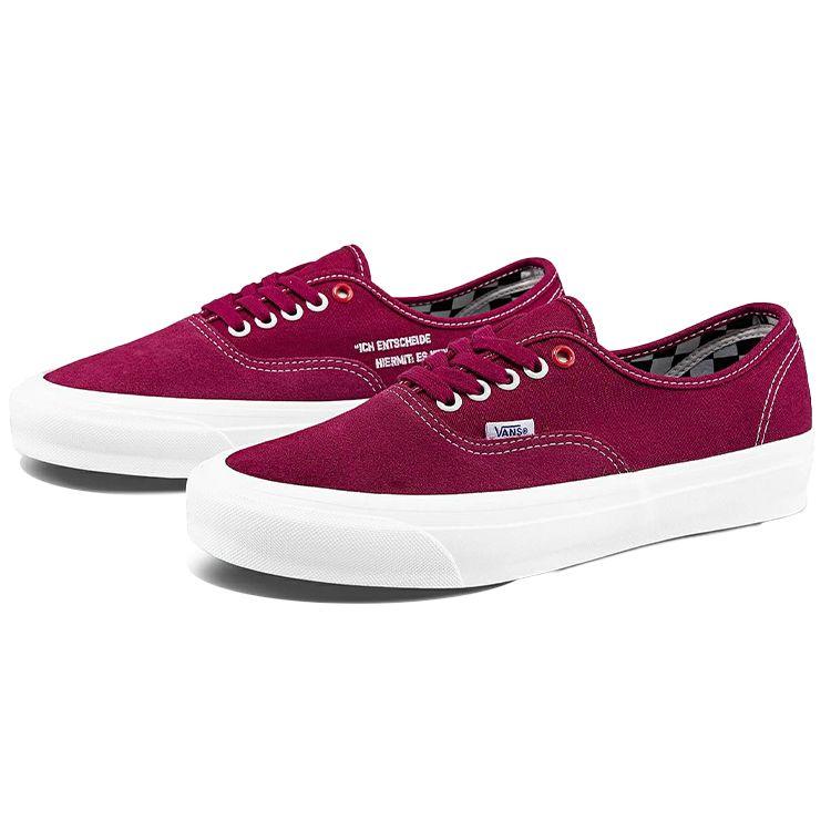 Ray Barbee x Leica x Vans OG Authentic LX Запечатлевая Путешествие Унисекс Кроссовки Красный Темно-красный VN0A4BV991Y