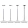4 Pcs Black Barbies Doll Support Stand Doll Holder Stand White Doll Stand Doll Display Holder Fashion Doll Stand