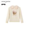 Teenie Weenie Kids Girl's Sweet Lapel Jacquard Pullover Sweater