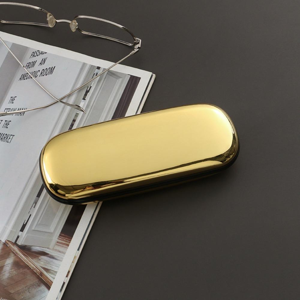 Мода Женщины Металлическая Коробка для Миопии Футляр для Очков Коробка для Очков Футляр для Очков