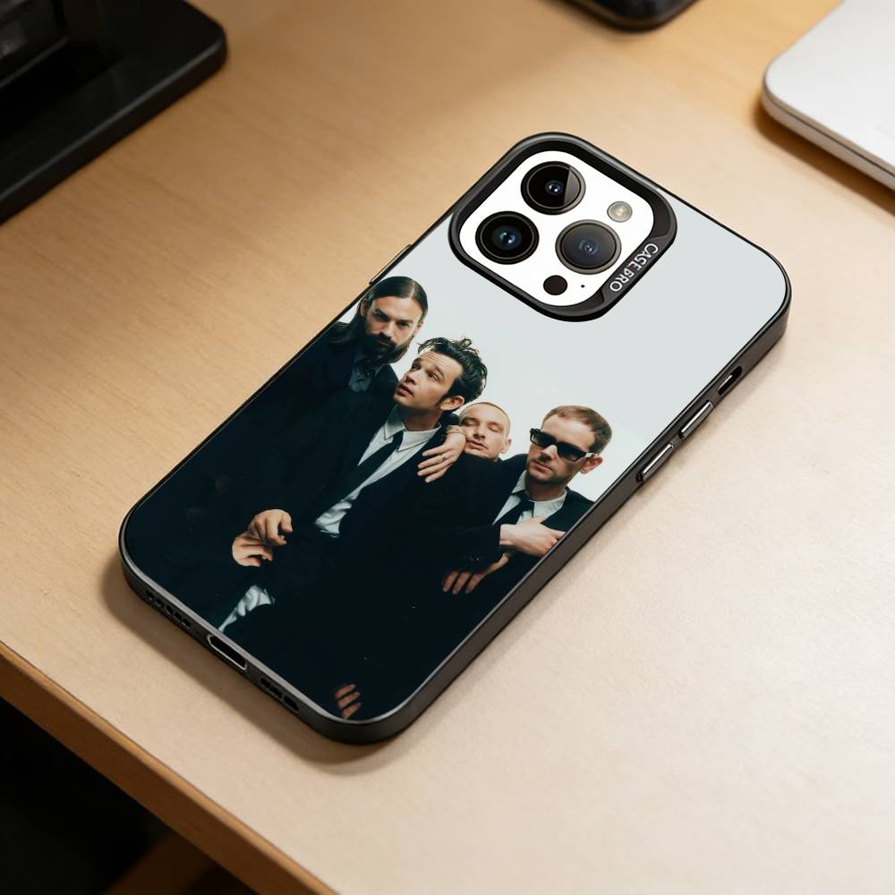 75-T-The 1975 Чехол для телефона для iPhone 17,16,15,14,13,12,11 Plus,Pro Max,XS,Красочный серебристый чехол для телефона Funda Cover