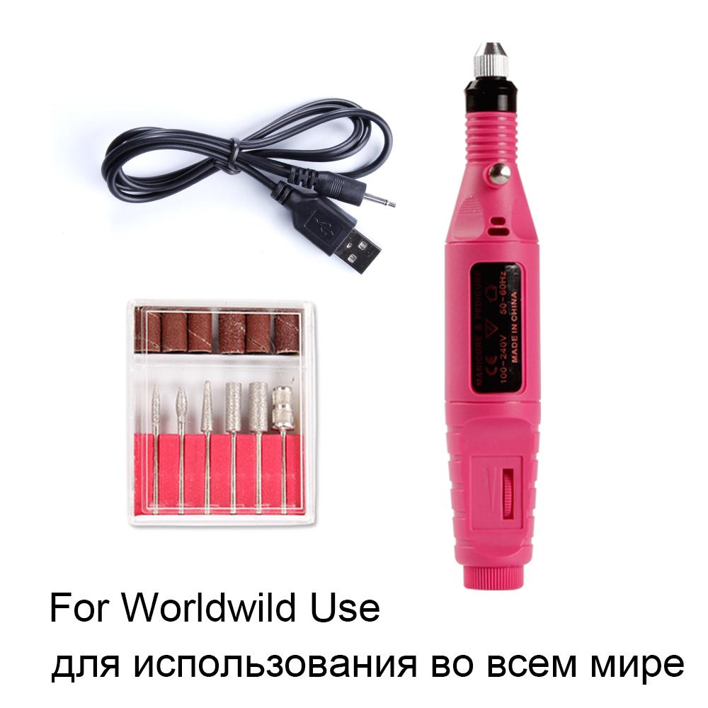 Electric Apparatus For Manicure Pedicure Milling Cutter Nail Art Cuticle Acrylic Gel Remover