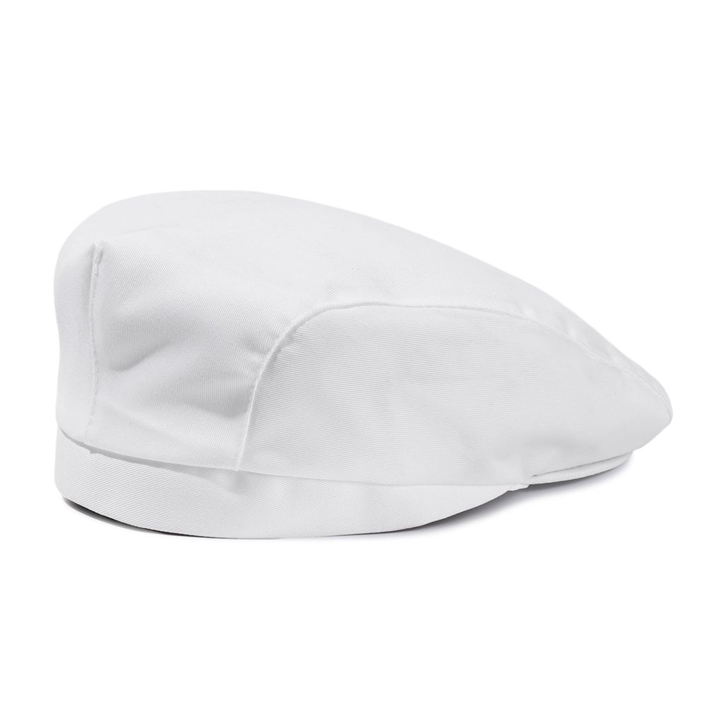 Restaurant Round Chef Mesh Patchwork Work Wear Hats Berets Waiter Caps