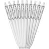 Mitsubishi Pencil Gel Ballpoint Pen Uniball One White Ink 10 Pieces Hako 10P 0.5 UMNSC05.1
