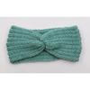 Winter Warmer Ear Knitted Headband For Women Crochet Bow Wide Stretch Hairband Headwrap Hair Accessories Lady Turban