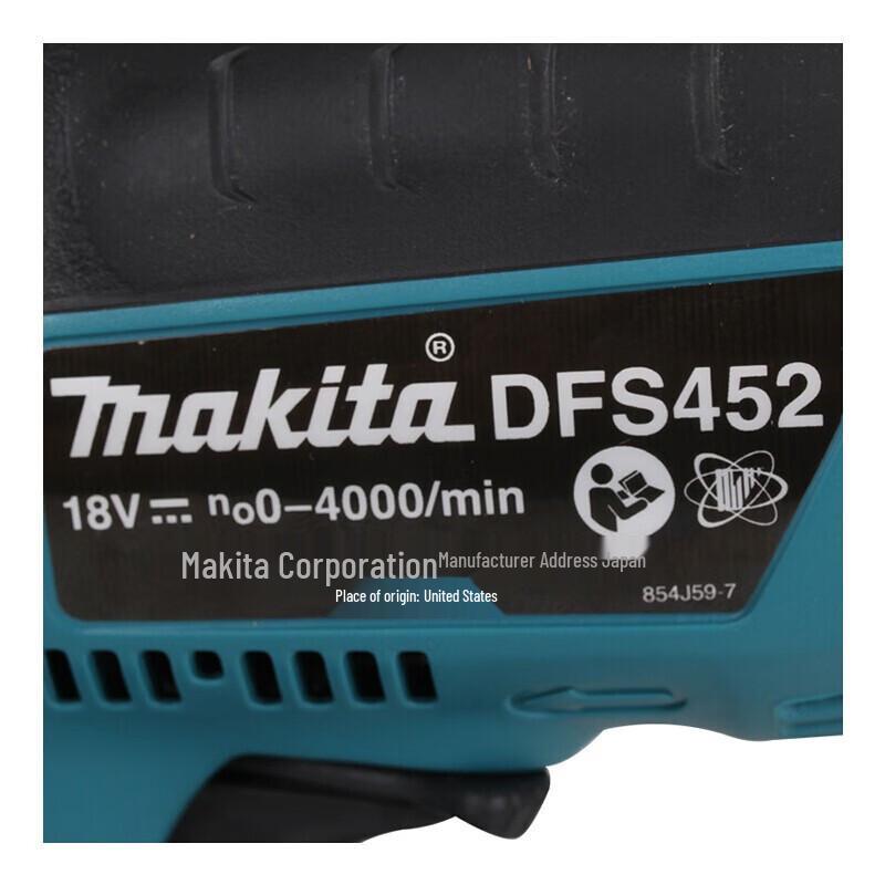 Аккумуляторная отвертка Makita DFS452 вилка CN (адаптер в комплекте)