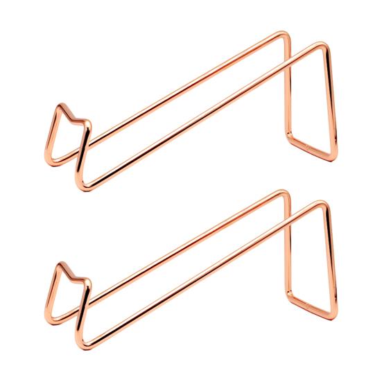 2 шт. держатель для винных бутылок металлическая винная стойка для хранения на столешнице экономит место подставка для вина декоративное украшение для дома