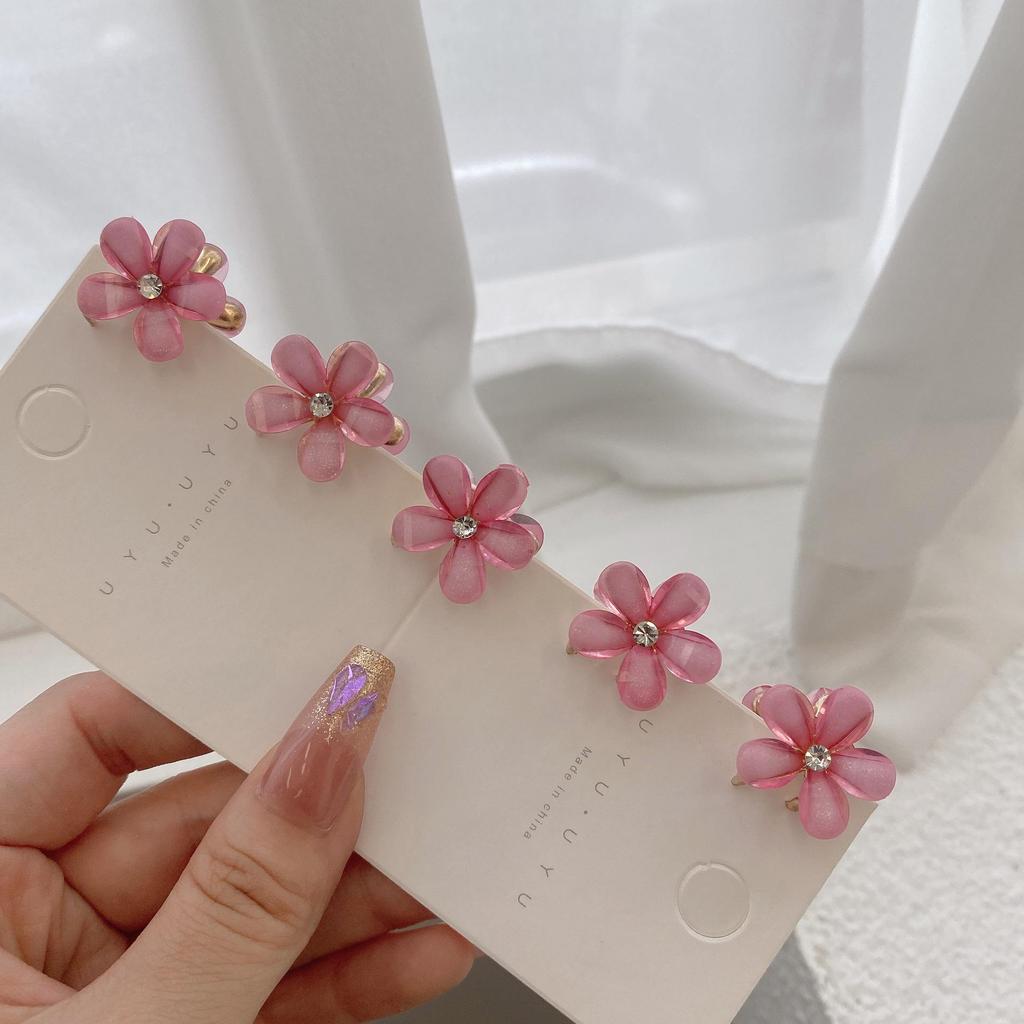 Pearl Flower Princess Hair Clip for Girls and Babies - Bangs and Side Hair Accessories