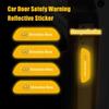 2025 Hot 4PCS Car Door Reflective Sticker Warning Reflector Sticker Decal Auto Styling for Mercedes benz A B C E G CLA GLK CLASS