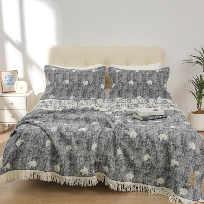 Летний плед из высококачественной хлопковой марли, покрывало для кондиционера, офисный плед для перерыва на обед, мягкое диванное полотенце для дома