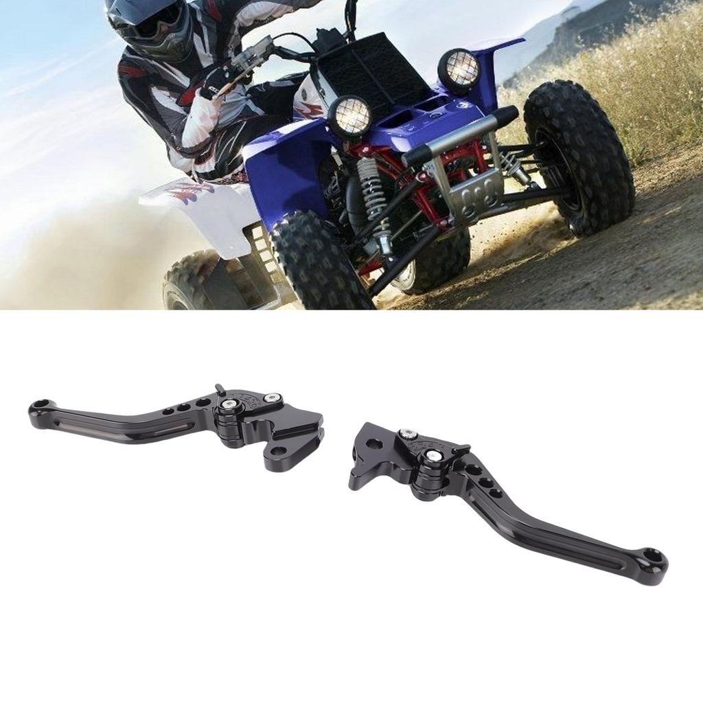 1 Pair Short Brake Levers Anodi ed Aluminum Alloy Brake Hand Lever Replacement for YF 350 Banshee 2002-2008