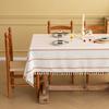 Modern Minimalist Japanese Linen Tablecloth Rectangular Dining Table Cover High End Tea Tablecloth