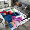 2025 New Style Sesame Street Cartoon TV Carpet Rug for Living Room Bedroom Home Sofa Decoration,Kids Play Non-slip Floor Mat