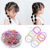 1 Bag Children Colorful Small Hair Bands 3 Cm Basic Nylon Elastic Rubber Band Headband Hair Accessories Ponytail Scrunchies