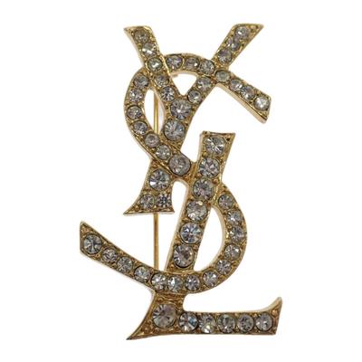 Брошь металл/кристалл Женщины