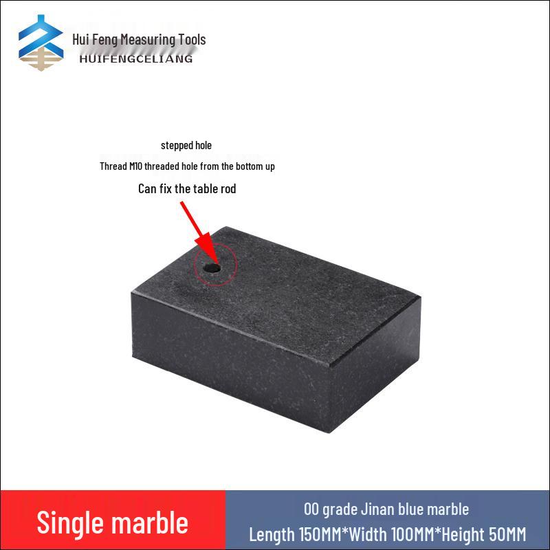 Digital Dial Indicator Stand with Marble Base, Height Gauge, and Measuring Seat