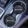 ZLLB1 2pcs Car Water Cup Pad Holders Non-slip PUFor Mercedes Benz AMG W203 W204 W206 W220 W205 W211 W212 W201 W168 E300L GLC V8 GT SLK