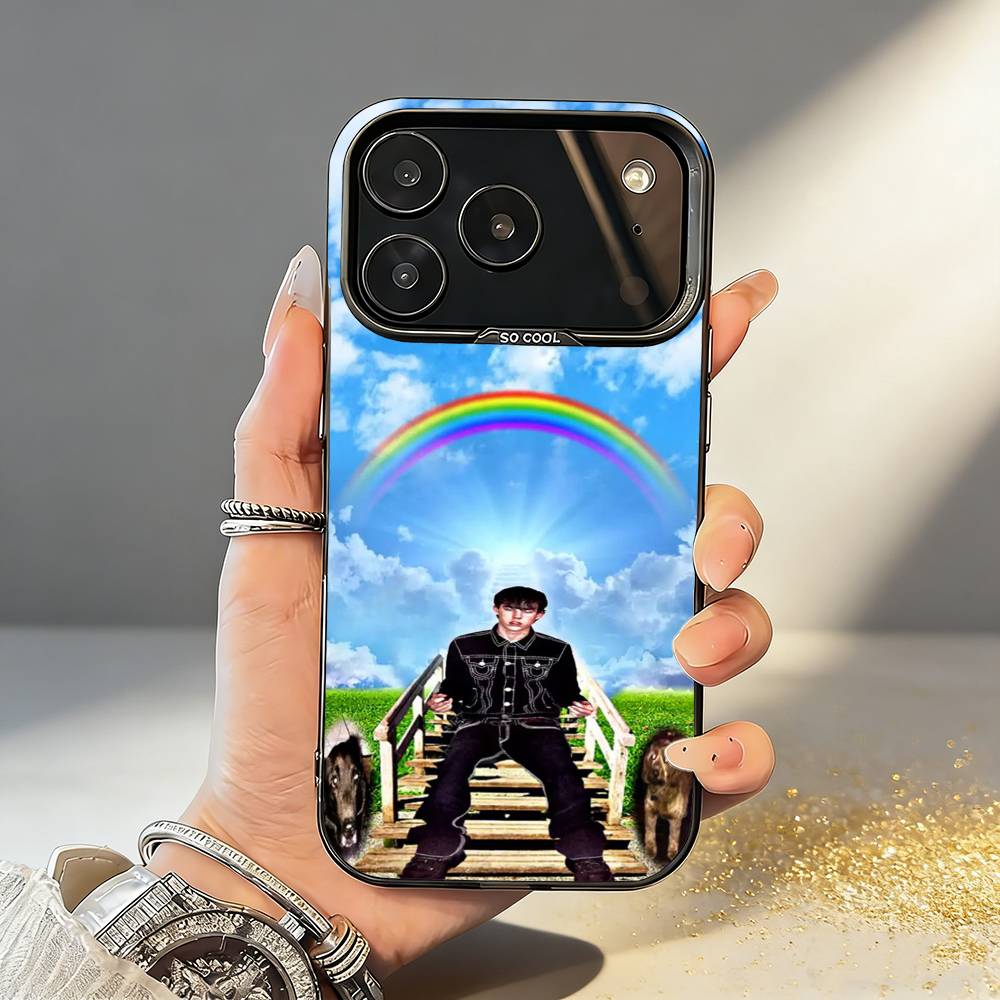 Чехол для телефона S-Sematary H-Haunted Mound Для iPhone17,16,15,14,13,12,11,Pro,MAX Серый Матовый Силиконовый Черный Чехол