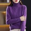 Женский кашемировый свитер Qinghe кашемир 30% кашемир 70% шерсть осенне-зимний кашемировый толстый пуловер мягкий и теплый
