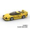 Совместимая модель LEGO MOC Ferrari F40: Креативное украшение из строительных блоков в виде скоростного автомобиля с 8 шипами