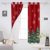 Christmas Tree Lights Bows Stars Snowflakes Blackout Curtains For Living Room Bedroom Window Treatment Blinds Kitchen Drapes