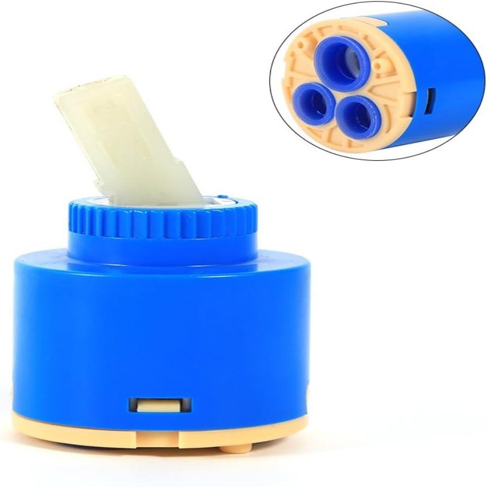 3 Holes Faucet Valve 40mm Size Ceramic Disc Cartridge Water Mixer Cartridge For Kitchen Faucet