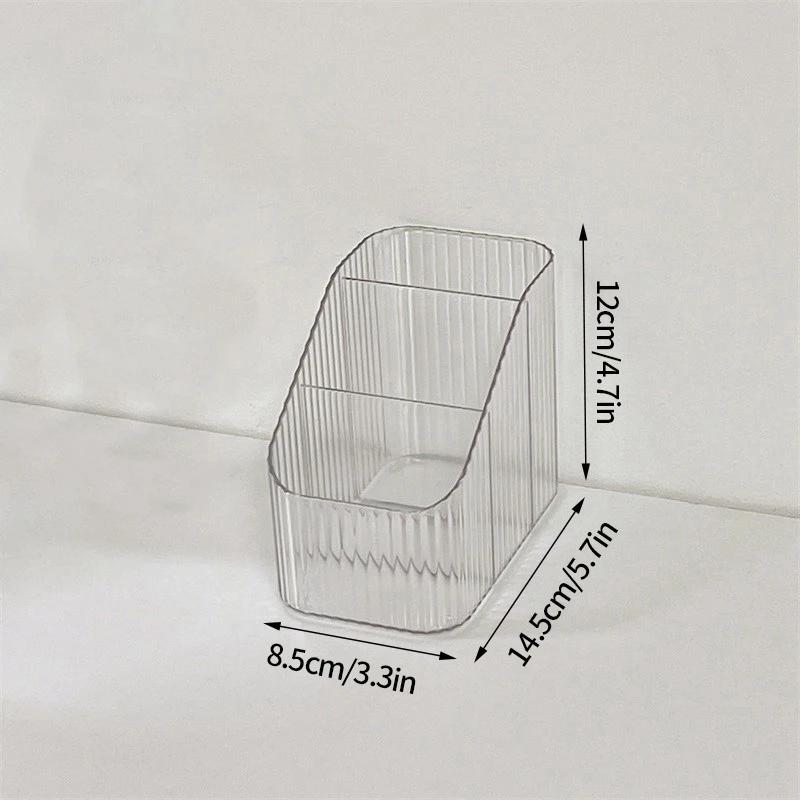 Прозрачный ящик для хранения косметики, прозрачный белый настольный органайзер для макияжа, роскошные аксессуары для ванной комнаты, акриловая полка для мелочей