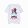 KPop Demon Hunters Fashion Short Sleeve Summer Colorful Printed Versatile Fashion Lightweight Short Sleeve Round Neck T-shirt