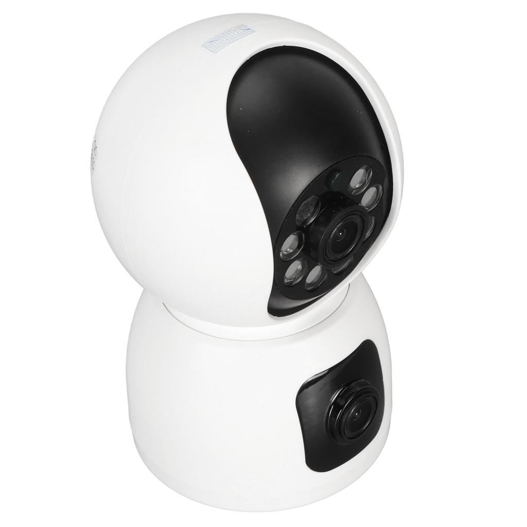 Indoor Camera Dual Lens 2K Full HD Night Vision Two Way Audio Motion Detection Indoor Security