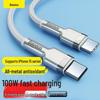 Baseus Быстрозарядный кабель 100 Вт PD Type-C на Type-C