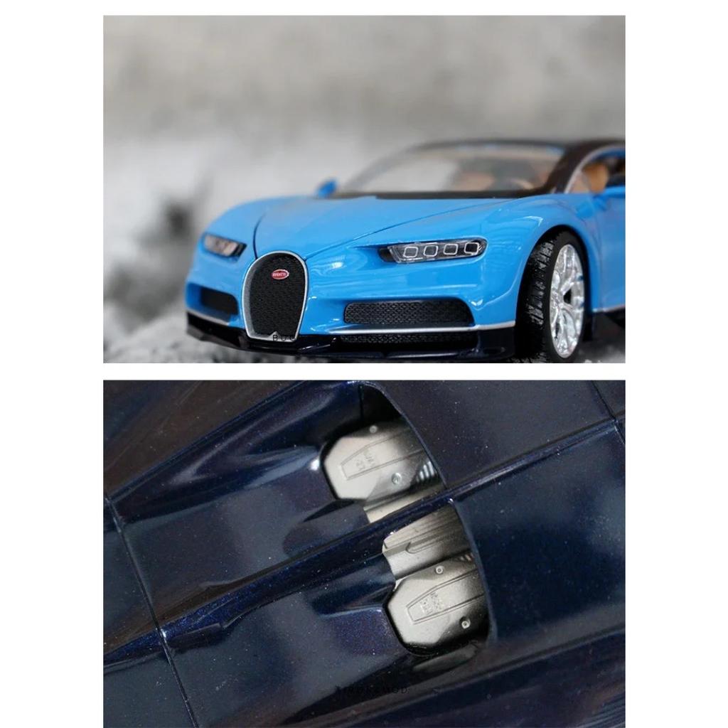 Welly 1/24 Bugatti Chiron Scale Diecast Vehicles High Simulation Model Car Metal Alfa Classic Toy Car For Kids Gift