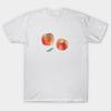 T Shirt Women Watercolor Peaches Harajuku Print Kawaii Tshirt Summer Short Sleeve Female T-Shirt Top Tee