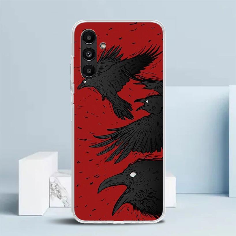 Японский Темный Дракон Татуировка Чехол для Телефона Для Samsung Galaxy A17 A37 A57 A16 A15 A14 A13 A56 A55 A54 A53 A36 A35 A34 A33 A26 A25 A2