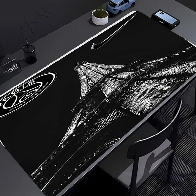 Paris Saint Germain FC logo Mouse Pad - Non-Slip Rubber Base, Smooth Surface for Work,Gaming,Office,And Home Use, Desk Mouse Pad