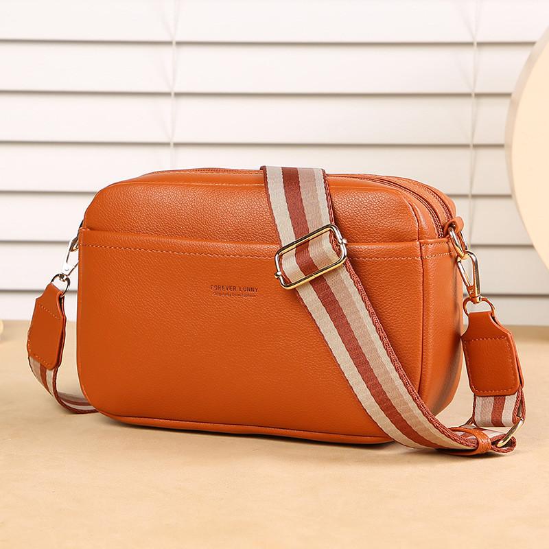 IELGY Модная женская сумка, однотонная PU сумка-мессенджер через плечо