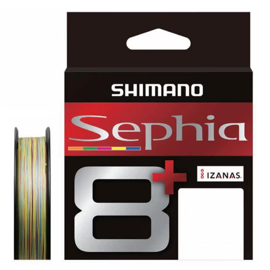SHIMANO Леска ПЭ SEPHIA 10м x 5 цветов 200м джиггинг 8+ 0.6 LD-E61T