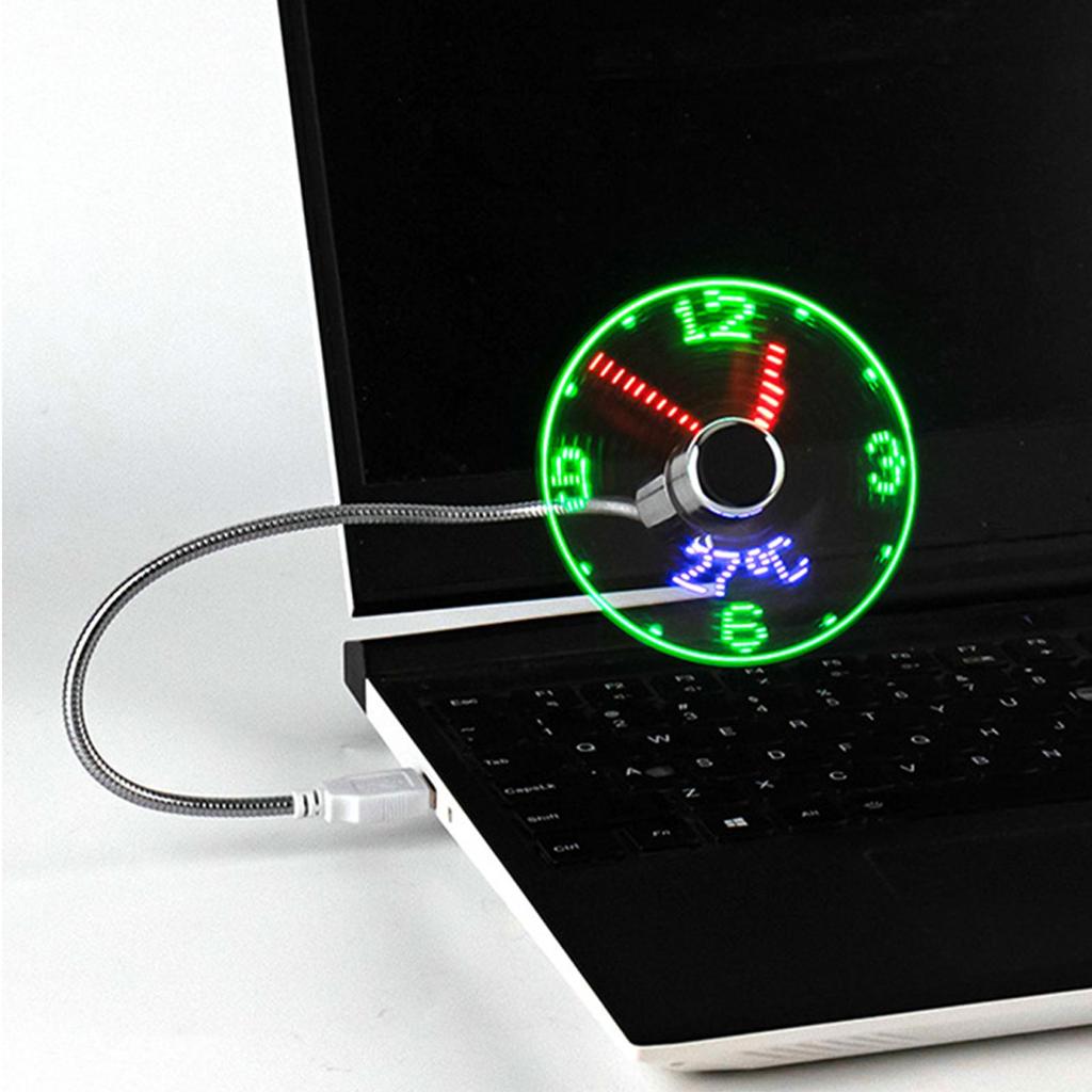 Gooseneck Fan Personal Flexible Cooling for Laptop Gadget Office